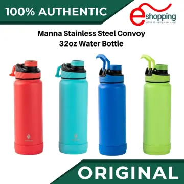 Manna Stainless Steel Convoy 32oz Water Bottle, 2-pack 