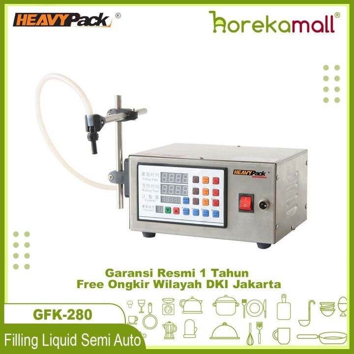 Liquid Filling Machine / Mesin Pengisi Cairan GFK-280 / HEAVYPACK ...