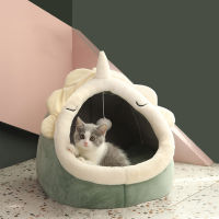 New Products Cute House Cat Basket Supplies Folding Mat Kitten Cave Sleeping Bed Accessories Filler Car Litter Small Dog