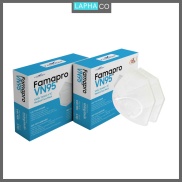 Khẩu trang y tế kháng khuẩn 4 lớp Famapro VN95 màu trắng 10 cái hộp