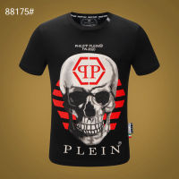 Philipp Plein โดยมือสีดำ T เสื้อแบรนด์ของแท้