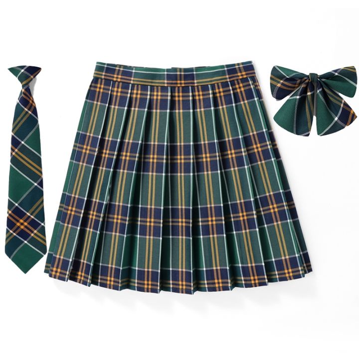 cc-waist-pleated-skirt-necktie-new-preppy-a-school-uniforms-kawaii