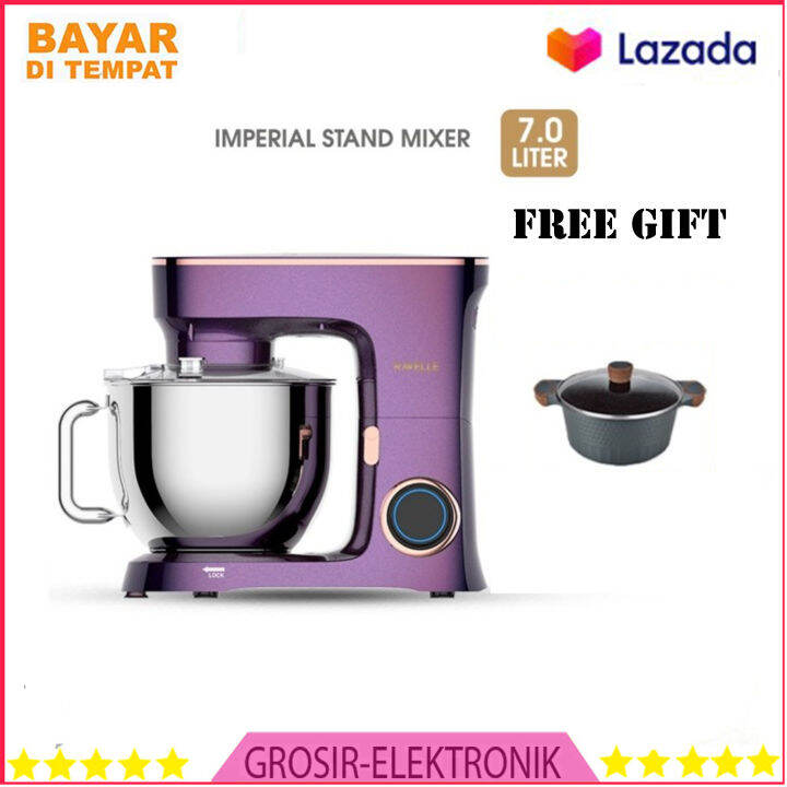 RAVELLE Stand Mixer 7L Imperial Electric Mixer Mystique Velvet Lazada Indonesia