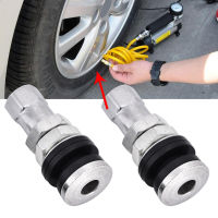 10Pcs Tire Valve Short Stems TR161 Metal Car Truck Motorcycle Bolt In Tire Tyre Valve Short Stems with Dust Cap