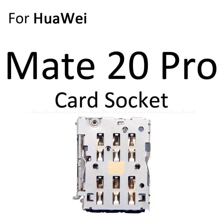 new-hot-anlei3-อะแดปเตอร์เต้าเสียบถาดเชื่อมต่อไมโครเอสดี-ซิมการ์ดสำหรับ-huawei-mate-20-pro-x-20x-lite-ที่ใส่เครื่องอ่านสล็อต