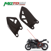 สำหรับ Kawasaki ZX-10R ZX10R ZX 2011-2022คาร์บอนไฟเบอร์มอเตอร์ไซค์จริงป้องกันส้นเท้าแผ่นหลังตัวล๊อครถเงาตัวปรับแต่งป้องกัน