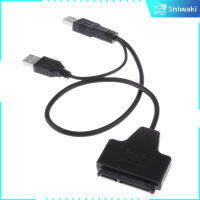 อะแดปเตอร์ USB2.0 22Pin Shiwaki สาย Y กับสายไฟ USB สำหรับ2.5 "/SSD