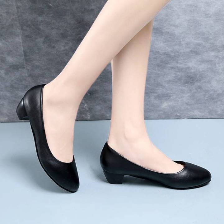 ส่งเร็วพิเศษ-รองเท้าคัชชูทำงานมีส้นแฟชั่น-รองเท้าทำงานผู้หญิง-4แบบ-4สไตล์-แนะนำเพิ่ม-1ไซร์-h80