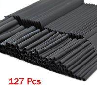 127Pcs Heat Shrink Tube Sleeving Tubing Assortment Kit Electrical Connection Electrical Wire Wrap Cable Waterproof Shrinkage 2:1