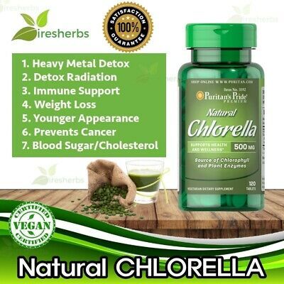 สาหร่ายคลอเรลล่า-natural-chlorella-500-mg-120-tablets-puritans-pride-supports-health-and-wellness