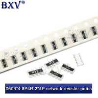 100PCS 0603*4 8P4R 2*4P Network Resistor SMD Array 0 ~ 910 Ohm 1K ~ 910K 2K 2.2K 4.7K 10K 22K 47K 100K 1M 1 10 100 220 470 ohm WATTY Electronics