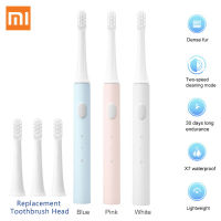 Xiaomi Mijia T100โซนิคแปรงสีฟันไฟฟ้า Mi สมาร์ทแปรงฟันที่มีสีสัน USB ชาร์จ IPX7กันน้ำสำหรับแปรงสีฟันหัว