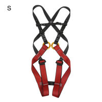 【ↂ】 Carabiner เด็ก Full Body เอวสนับสนุน Ty Harness Belt Protector เด็กกีฬากลางแจ้ง Rock Climbing Fire Rescue Belt