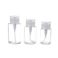 Refillable Bottles Travel Transparent Plastic Atomizer Portable Refillable Bottles Empty  Liquid Press Pumping Dispenser Bottle Travel Size Bottles Co