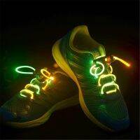 [HOT XJJKENG HOT] 1คู่ Luminous Shoelaces รองเท้าผ้าใบแบนผ้าใบรองเท้า Laces เรืองแสงใน Dark 80ซม. เรืองแสงเชือกผูกรองเท้าเหมาะสำหรับรองเท้าส่วนใหญ่