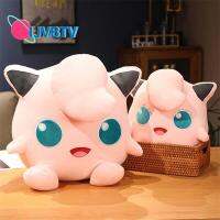 IJVBTV ของขวัญสำหรับเด็ก การ์ตูนลายการ์ตูน ตุ๊กตา plushies ยัดไส้ ของตกแต่งบ้าน ผ้าคอตตอน นุ่มนุ่มๆ ตุ๊กตายัดนุ่นจิ๊กไกลพัพ ของเล่นตุ๊กตา Jigglypuff ของเล่นยัดไส้ ของเล่นหุ่นอะนิเมะ