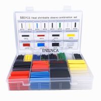 【HOT】 127-750pcs Heat-shrink Tubing Thermoresistant Tube Heat Shrink Wrapping Kit Electrical Connection Wire Cable Insulation Sleeving