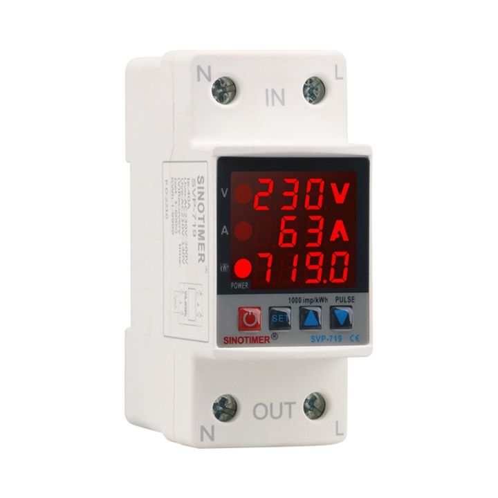 sinotimer-adjust-voltage-relay-over-under-voltage-protector-over-current-limit-wattmeter-kwh-energy-meter-power-comsumption