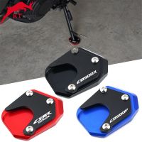 For HONDA CBR500R CB500F CB500X CB 500X CBR 500R 2013-2022 Motorcycle CNC Kickstand Foot Side Stand Extension Pad Support Plate Phone Camera Flash Lig