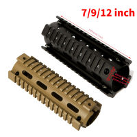 Magiccrab Two-piece Design 7"/9"/12" Carbine Length Free Float Drop-in Quad Rail For AR15/M4/M16