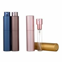 ۩ 5ml Refillable Perfume Refillable Portable Spray Rotating Bottle Travel Empty Atomizer Essential Oil Alcohol Spray Bottle