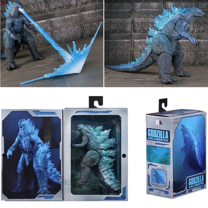 ultraman-ikxrm-neca-godzilla-2019-โมเดลตุ๊กตาของเล่นสําหรับเด็ก-ก๊อตซิล่า-ปะทะ-ฟิกเกอร์คิงคองเคลื่อนย้ายได้-godzilla-monster-โมเดลเจ็ตนิวเคลียร์ของเล่นเด็ก-toy