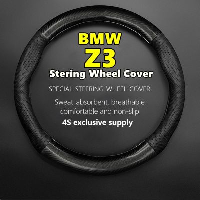 huawe Car PUleather For BMW Z3 Steering Wheel Cover Genuine Leather Carbon Fiber 1996 1997 1998 1999 2000 2001