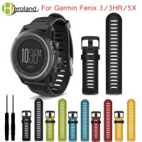 Tali Jam untuk Garmin Fenix 3 26Mm Tali Kit dengan Alat Outdoor Sport Silikon Watchband untuk Garmin Fenix 3HR/Fenix 5X