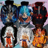 2023ใหม่ FBI อะนิเมะ แจ็คเก็ต goku hoodie แฟชั่นกราฟิก Casual 3D พิมพ์ hoodies cartoo