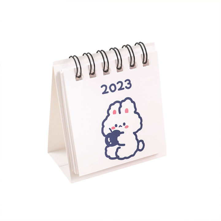 2023ขนาดเล็กปฏิทินตั้งโต๊ะขนาดเล็กแบบเรียบง่ายการ์ตูนขนาดเล็ก-creative-ของขวัญตกแต่งนักเรียน-ins-ปฏิทิน2023ปฏิทิน2023-planner-โรงเรียน