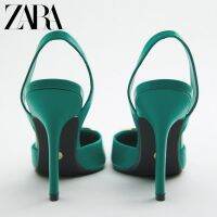 ZARA ใหม่รองเท้าผู้หญิงส้นสูงแต่งอารมณ์ใหม่