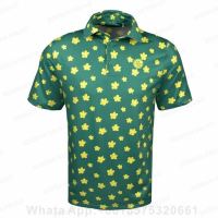 2023 new arrive- Men Golf T-shirt Short Sleeve Sport Leisure Polo Shirt Outdoor High Quality Breathable Fabric Sports Jersey Business Polo Shirt