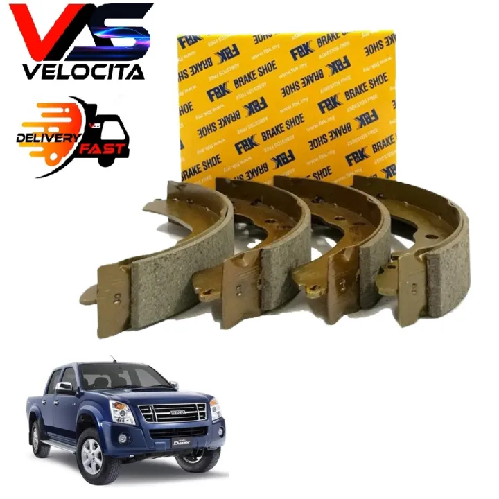 FBK REAR BRAKE SHOE ISUZU DMAX 4WD Lazada