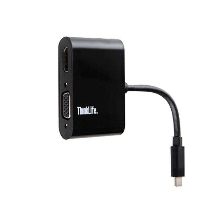TypeC Extension Station Display 4K USB to VGA Adapter Data Cable 2in