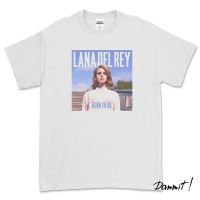 เสื้อยืดคอกลมเสื้อยืด พิมพ์ลาย Lana DEL REY - BORN TO DIE Music S-5XL