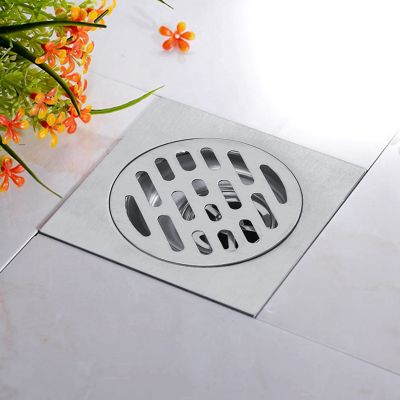 ห้องน้ำเหล็กสแตนเลสตะแกรงดักกลิ่นตัวกรองแบบถอดได้มีท่อระบายน้ำในห้องน้ำสำหรับห้องครัวห้องน้ำในบ้าน