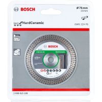 Bosch ใบตัดเซรามิค 76มม. รูเพลา 10มม. Best for Hard Ceramic สำหรับ GWS 12V-76 รหัส 2608615109