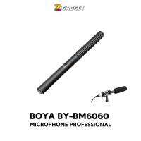 Boya BY-BM6060 Shotgun Microphone Professional ไมค์ช็อตกัน คุณภาพสูง รองรับการใช้งานผ่าน Phantom Power