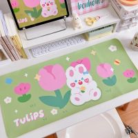 Kawaii Cute Cartoon Rabbit Bear Desk Mat Pads Table Mouse Pad Computer Keyboard Pad Writing Desk Large Mat Student Stationery