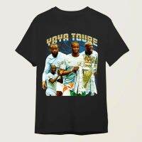 Yaya toure เสื้อยืดฟุตบอลเถื่อนวินเทจของขวัญคริสต์มาสสำหรับเขา