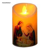 Jesus Christ Candles Lamp Led Tealight Creative Flameless Electronic Candle