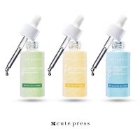 CUTE PRESS BOOSTER SERUM  บูสเตอร์เซรั่ม 3 สูตร 8HR FULL NIGHT SLEEP,CALMING CIGA,BRIGHTENING SERUM ขนาด 30 ml. [สินค้าราคาดี แนะนำ]