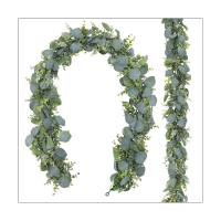 2 Pack 1.8m Artificial Eucalyptus Garland Garland Faker Silver Dollar Greenery Garland Vines Table Runner