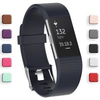 ✢ Najlepszy pasek silikonowy do fitbit charge2 band inteligentna bransoletka sportowa zegarki wymiana pasek sportowy zespoły do Fitbit Charge 2