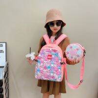 【Hot Sale】 Detachable two-piece set of childrens travel backpack light car boys school bag going out cute girls