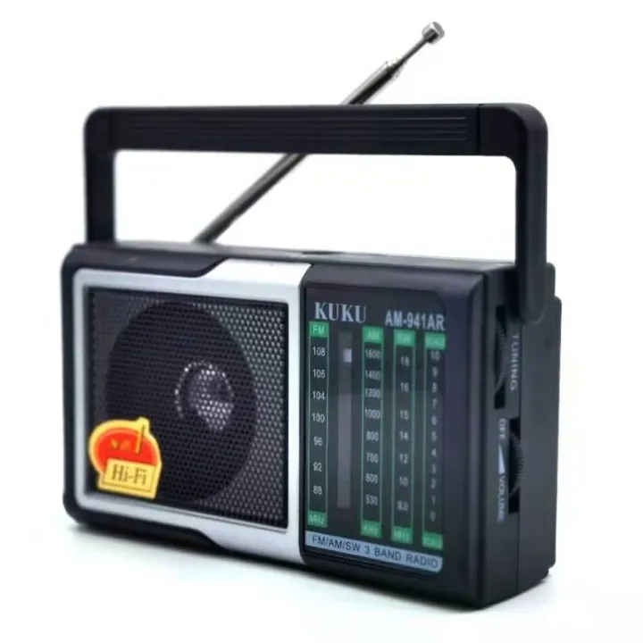 Kuku Rechargeable AM/FM Radio AM941AR Cheap Price With Hight Quality |  Lazada PH