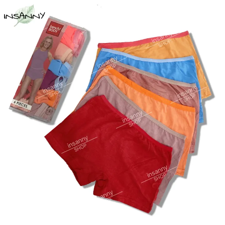 6pcs Cotton Plain BOYLEG Underwear Lazada PH