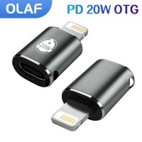 OLAF PD 20W USB Type C to Lighting OTG Fast Charging Adapter For IPhone 14 13 12 USB C Female To Lighting Male Converter Adapter