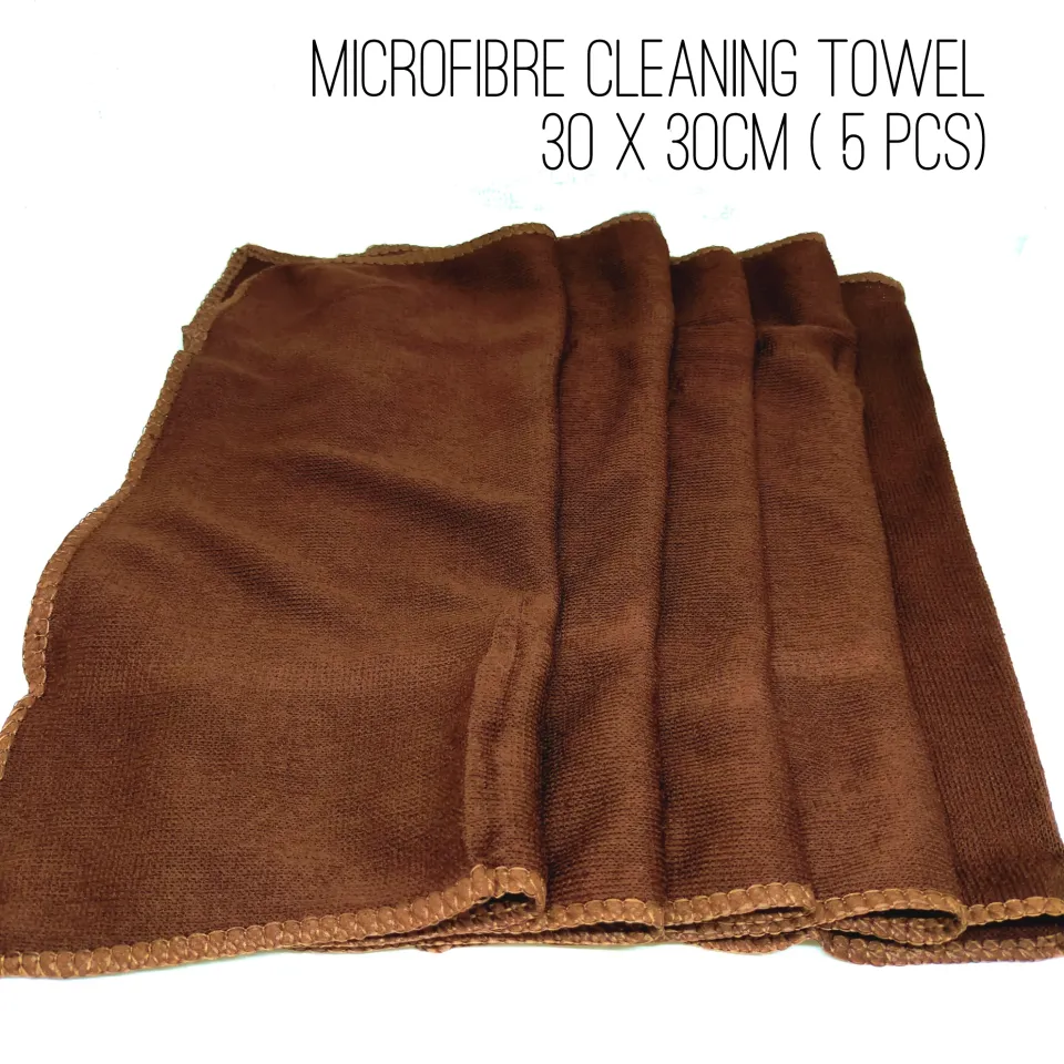 5 Piece Microfiber Cleaning Towels 