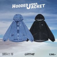 Urthe - เสื้อแขนยาวฮู้ดดี้ รุ่น HOODED JEAN JACKET